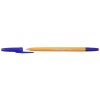 Ручка шариковая «РШ-126», корпус оранжевый, стержень синий
